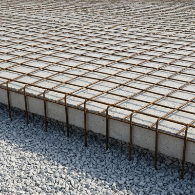 Concrete slab features